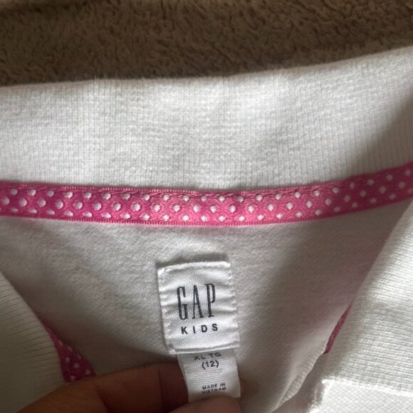 GAP KIDS White Polo T-Shirt - Size XL (12) - 100% Cotton - Picture 5 of 5